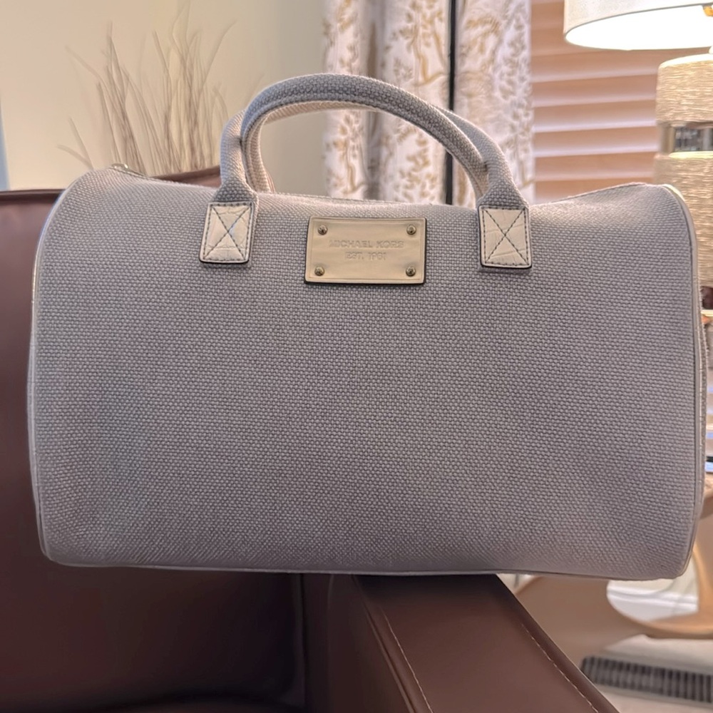 Michael Kors Canvas w/ Gold Trim Tote